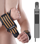 SURECOOL Faixas de Pulso Desportivas 50x8cm para Levantamento de Peso, Equipamento de Treino