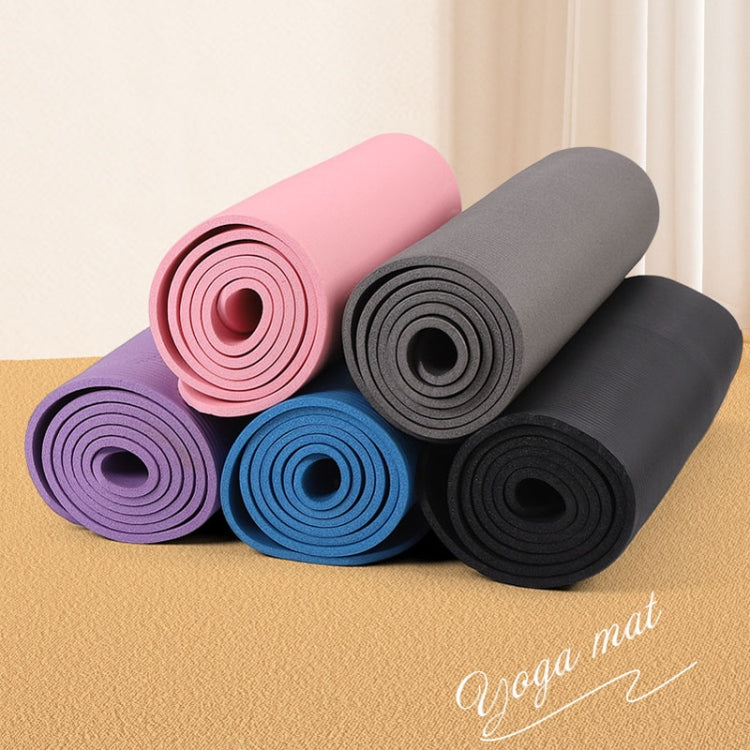 Tapete de Yoga NBR 187 x 62,5 x 0,8cm Alargado e Espesso, Tapete Antiderrapante para Dança e Fitness