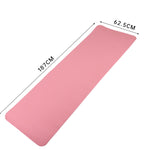 Tapete de Yoga NBR 187 x 62,5 x 0,8cm Alargado e Espesso, Tapete Antiderrapante para Dança e Fitness
