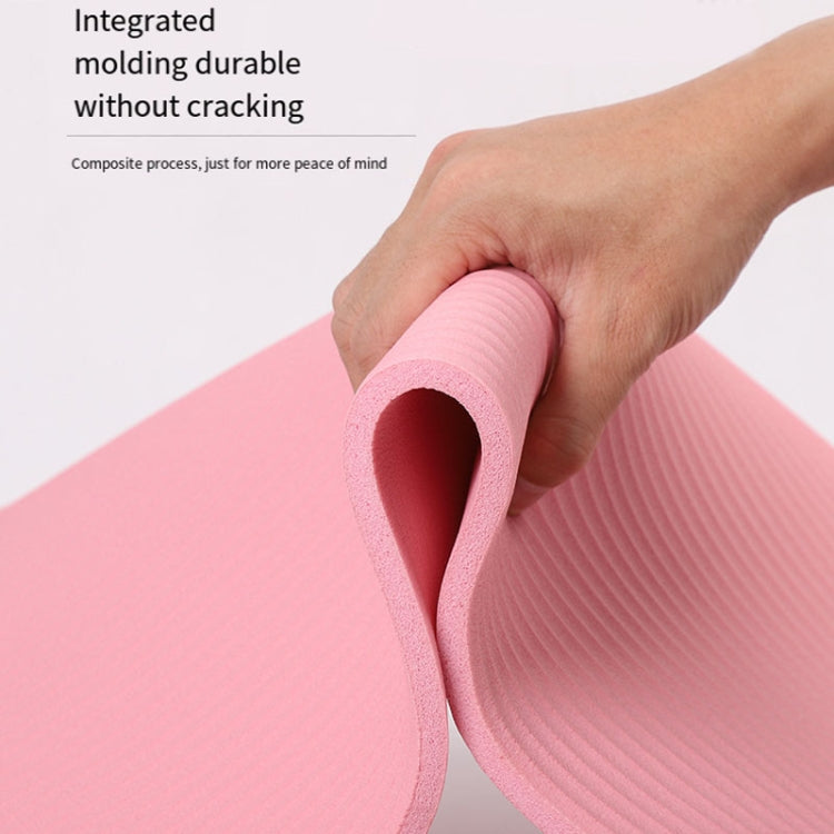 Tapete de Yoga NBR 187 x 62,5 x 0,8cm Alargado e Espesso, Tapete Antiderrapante para Dança e Fitness
