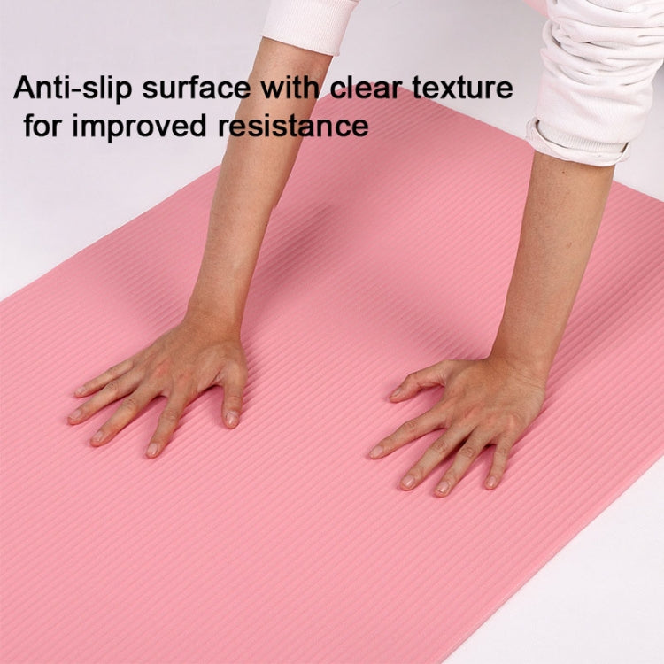 Tapete de Yoga NBR 187 x 62,5 x 0,8cm Alargado e Espesso, Tapete Antiderrapante para Dança e Fitness