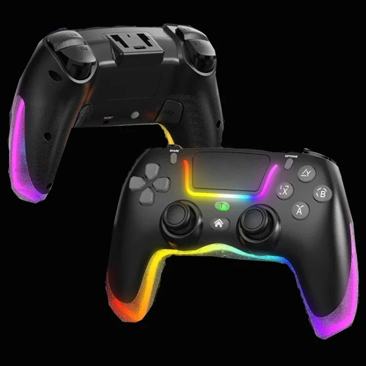 Aderência Bluetooth Sem Fios com Luzes Coloridas Para PS4