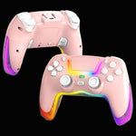Aderência Bluetooth Sem Fios com Luzes Coloridas Para PS4