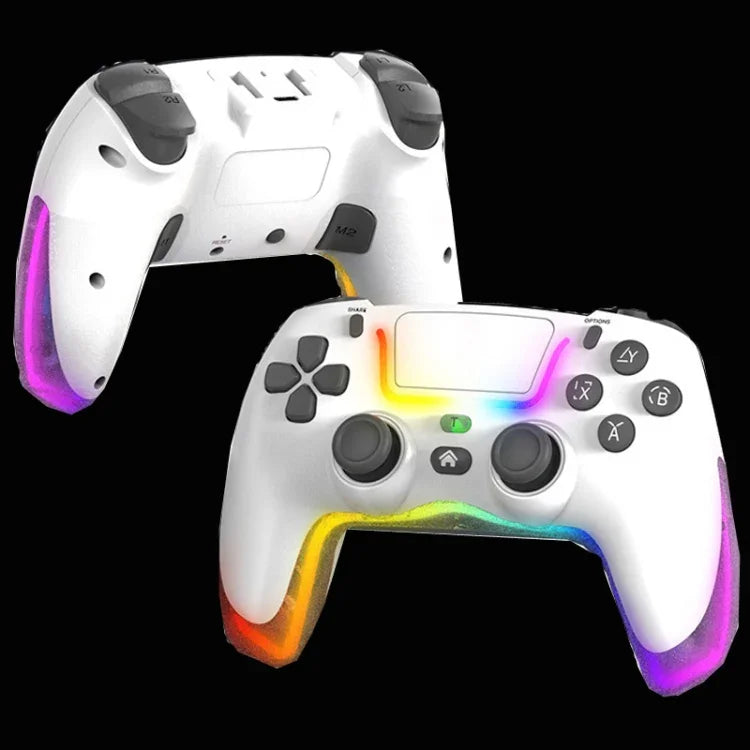 Aderência Bluetooth Sem Fios com Luzes Coloridas Para PS4