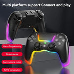 Aderência Bluetooth Sem Fios com Luzes Coloridas Para PS4
