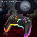 Aderência Bluetooth Sem Fios com Luzes Coloridas Para PS4