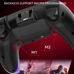 Aderência Bluetooth Sem Fios com Luzes Coloridas Para PS4