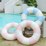 Anel de Natação Infantil para Desportos Aquáticos ao Ar Livre Espessado, 60cm, 70cm, 80cm, 90cm, 90cm com Alça