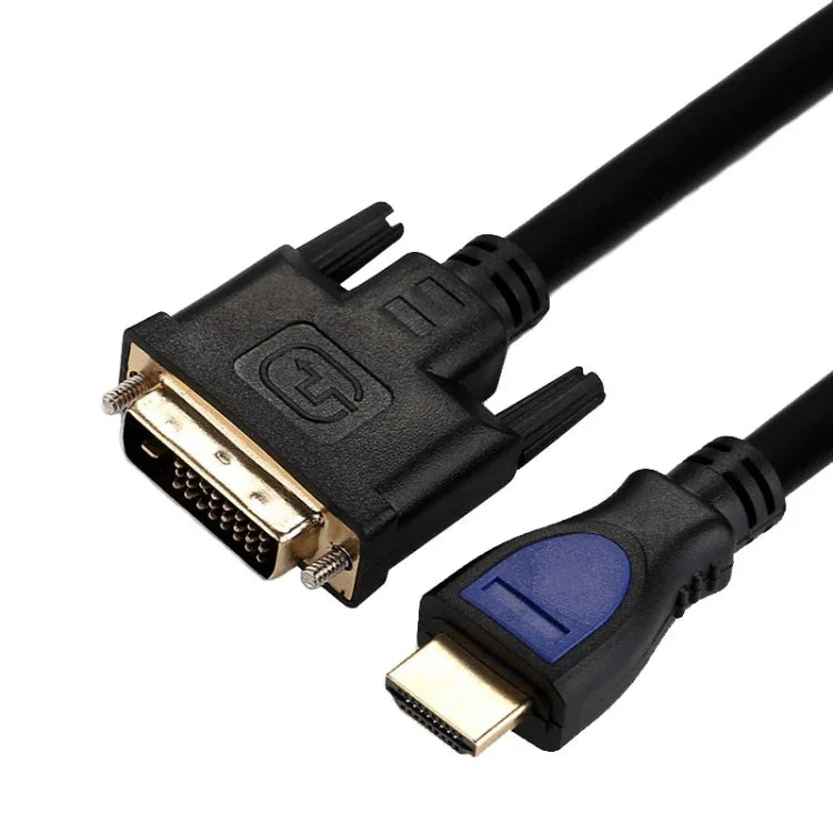 Cabo HDMI 3m para DVI 24+1P 1080P Bidirecional HD para Ligação de Computador a Monitor, HDMI para DVI