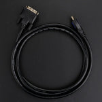 Cabo HDMI 3m para DVI 24+1P 1080P Bidirecional HD para Ligação de Computador a Monitor, HDMI para DVI