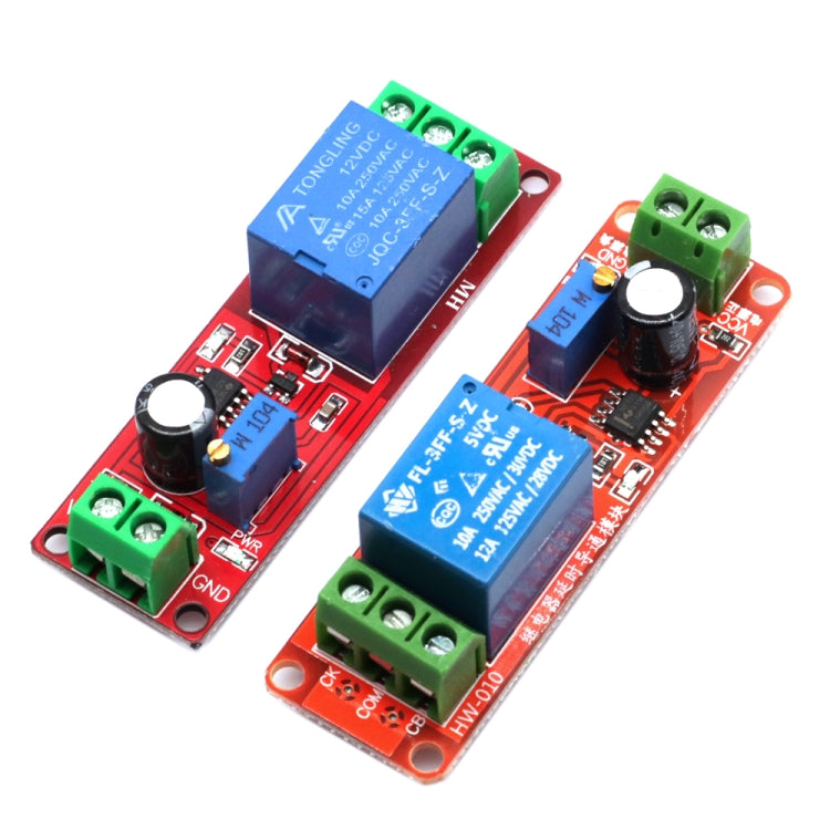 Relé Temporizador NE555 Shield de Temporização para Controlo de Relés Automóveis, 5V, 12V