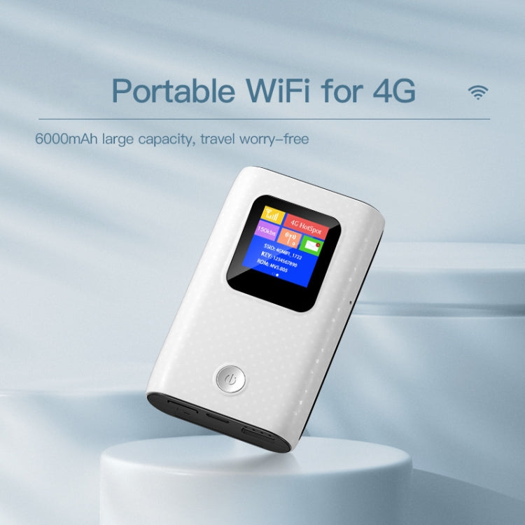Roteador WIFI 4G LTE Portátil 6000mAh Power Bank Hotspot Sem Fios 150Mbps Modem Móvel de Bolso, MF905C Ásia, MF905C UE
