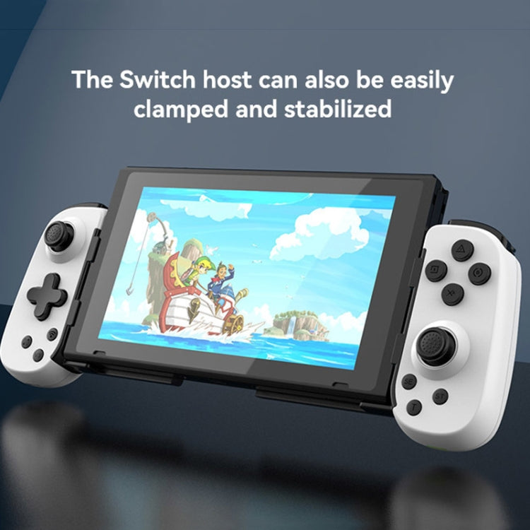 Comando Retrátil Bluetooth D6 Gamepad com Seis Eixos e Sensor de Movimento Para Android/iPhone/Switch, D6 Preto, D6 Branco e Preto, D6 Branco e Vermelho