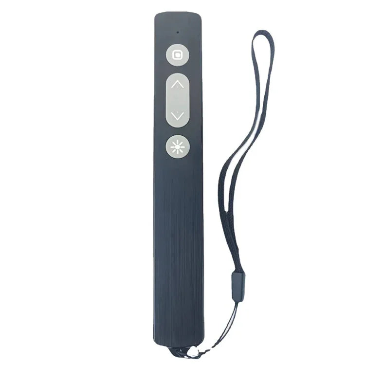 Caneta Multifuncional USB Sem Fios 2.4GHz para Virar Páginas PPT com Apontador Laser Eletrónico, K200