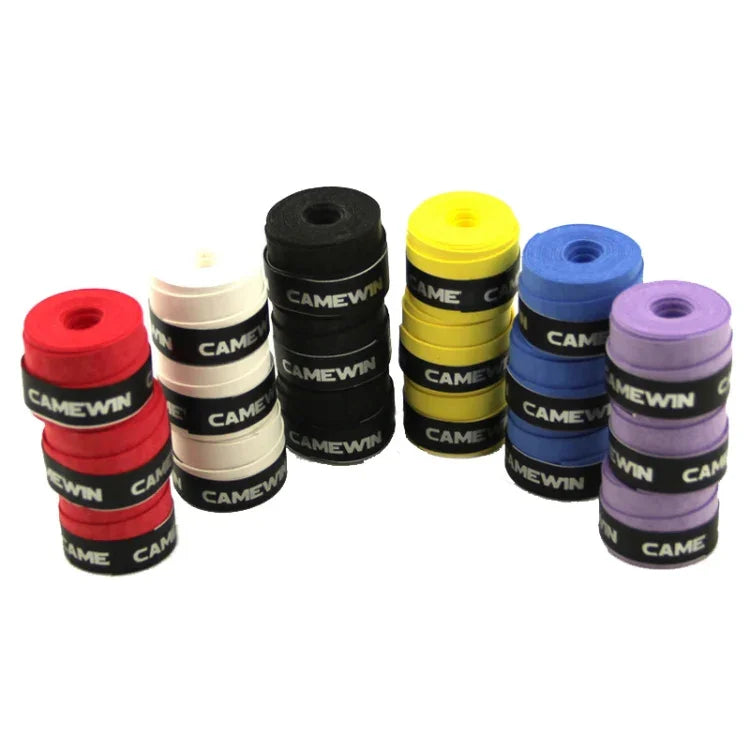 CAMEWIN 1pc Overgrip de PU para Raquete de Ténis Antiderrapante Absorvente de Suor Envolvente Macio Fita para Mão