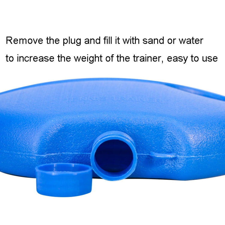 Conjunto Base de Dispositivo de Treino de Ténis com Bola, Rebatedor de Autoaprendizagem de Ténis