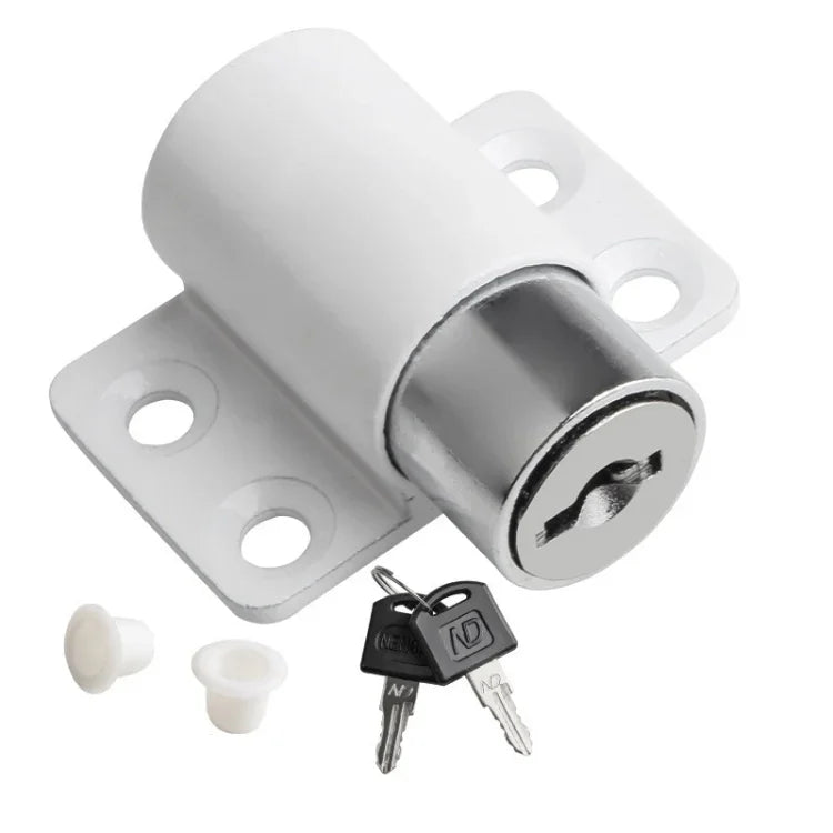 Tranca Limitadora para Porta e Janela, Retentor para Porta Deslizante, Tranca de Segurança para Crianças, Branco Sem Parafuso, Prateado Sem Parafuso, Preto Sem Parafuso, Branco Com Parafuso, Prateado Com Parafuso, Preto Com Parafuso