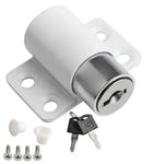 Tranca Limitadora para Porta e Janela, Retentor para Porta Deslizante, Tranca de Segurança para Crianças, Branco Sem Parafuso, Prateado Sem Parafuso, Preto Sem Parafuso, Branco Com Parafuso, Prateado Com Parafuso, Preto Com Parafuso