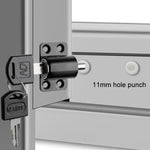 Tranca Limitadora para Porta e Janela, Retentor para Porta Deslizante, Tranca de Segurança para Crianças, Branco Sem Parafuso, Prateado Sem Parafuso, Preto Sem Parafuso, Branco Com Parafuso, Prateado Com Parafuso, Preto Com Parafuso