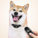 Colar de Choque Inteligente Impermeável para Animais Dispositivo de Treino para Cães com Controlo Remoto, Para-Um-Cão, Para-Dois-Cães
