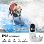 Colar de Choque Inteligente Impermeável para Animais Dispositivo de Treino para Cães com Controlo Remoto, Para-Um-Cão, Para-Dois-Cães