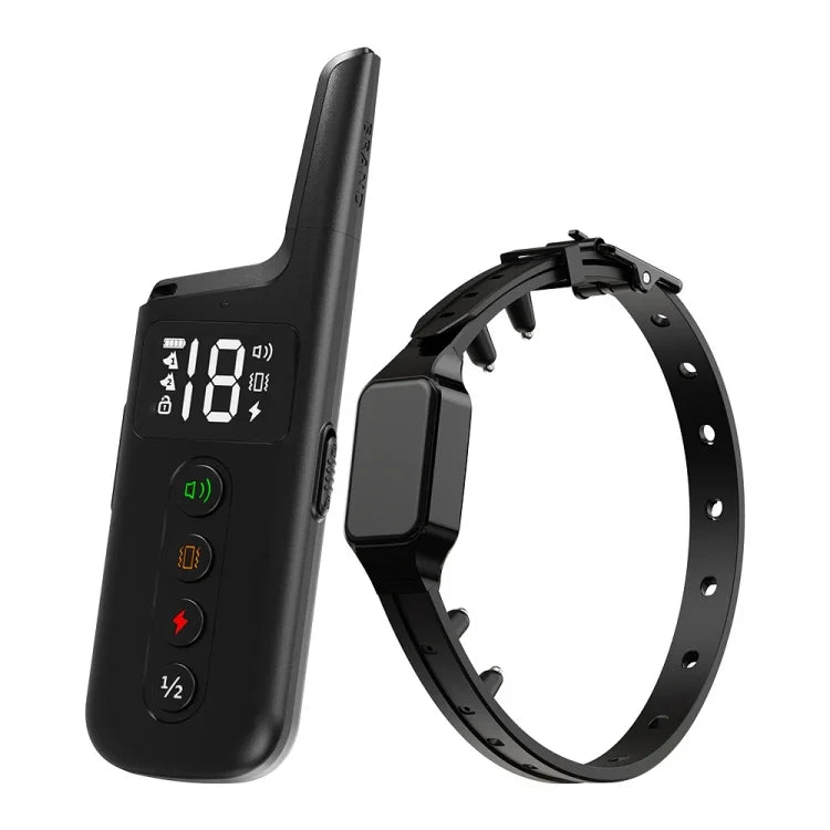 Colar Elétrico de Choque Envolvente para Animais Colar de Treino Eletrónico Potente, Recetor + Controlo Remoto, Apenas Recetor