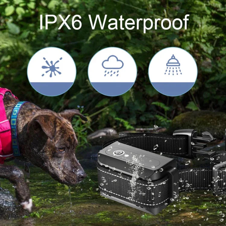 Colar Inteligente para Treino com Choque Elétrico Impermeável Dispositivo de Treino para Cães, Recetor + Controlo Remoto Amarelo, Apenas Recetor
