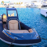 Abraçadeira de Aço Inoxidável para Corda de Barco, Acessórios para PWC com Amortecedor Incorporado, Cabo de Amarração para Caiaque, Preto, Preto Azul Vermelho, Azul Branco Preto
