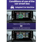 Caixa Carplay com Fios para Sem Fios Android Auto para Interconexão de Carro