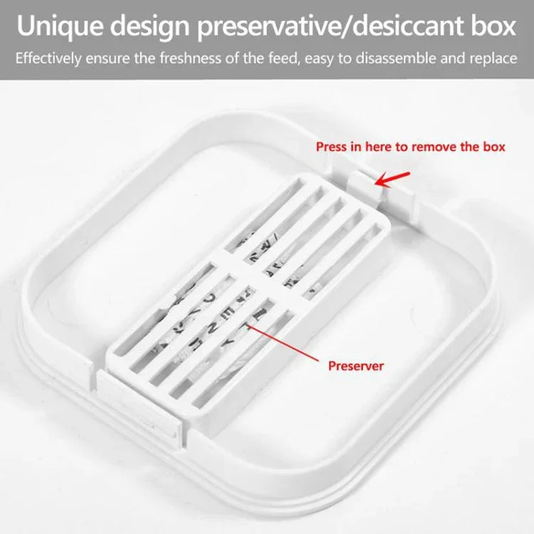 XINMA F-01 Dispositivo Automático de Alimentação para Aquário 400ml Alimentador Inteligente com Temporizador de Alta Capacidade