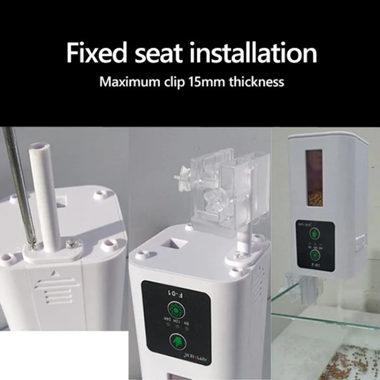XINMA F-01 Dispositivo Automático de Alimentação para Aquário 400ml Alimentador Inteligente com Temporizador de Alta Capacidade