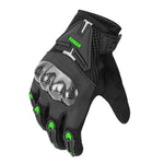 Luvas de Fibra de Carbono Respirável Antiderrapantes para Motociclista SOMAN, M, L, XL, XXL