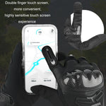 Luvas de Fibra de Carbono Respirável Antiderrapantes para Motociclista SOMAN, M, L, XL, XXL