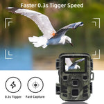 Câmara de Caça com Visão Noturna 20MP 1080P para Observação da Vida Selvagem, MiNi301