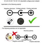 Carregador adaptador de energia DC ajustável 65W 6-20V 3A, ficha US, ficha EU, ficha UK pequena, ficha AU, ficha UK grande