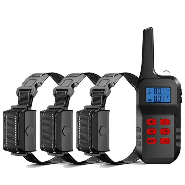 Dispositivo de Treino para Cães Colar Eletrónico Automático para Parar Latidos, Para-Um-Cão, Para-Dois-Cães, Para-Três-Cães