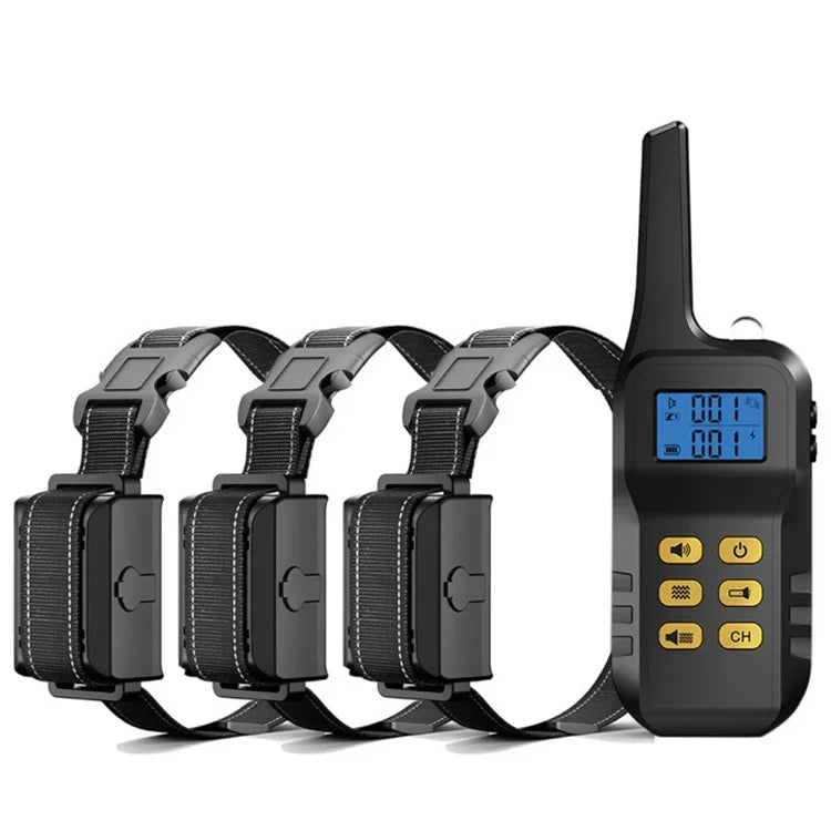 Dispositivo de Treino para Cães Colar Eletrónico Automático para Parar Latidos, Para-Um-Cão, Para-Dois-Cães, Para-Três-Cães