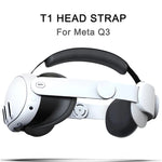 Para Meta Quest 3 VR Correia Ajustável para Headset Elite, Headset Elite Branco, Headset Elite Preto
