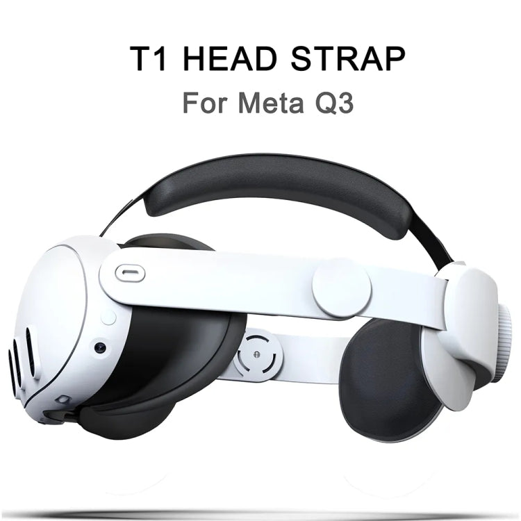 Para Meta Quest 3 VR Correia Ajustável para Headset Elite, Headset Elite Branco, Headset Elite Preto