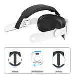 Para Meta Quest 3 VR Correia Ajustável para Headset Elite, Headset Elite Branco, Headset Elite Preto