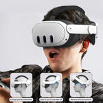 Para Meta Quest 3 VR Correia Ajustável para Headset Elite, Headset Elite Branco, Headset Elite Preto