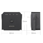 Repetidor Wi-Fi 2.4G 300M Extensor Wi-Fi Amplificador Wi-Fi com 1 porta LAN, ficha US, ficha EU, ficha UK
