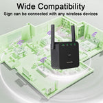 Repetidor Wi-Fi 2.4G 300M Extensor Wi-Fi Amplificador Wi-Fi com 1 porta LAN, ficha US, ficha EU, ficha UK