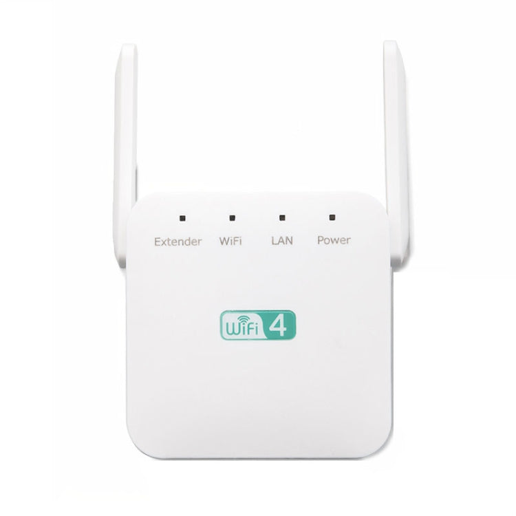 Amplificador Wi-Fi 2.4G 300M Repetidor Wi-Fi de longo alcance Amplificador de sinal sem fios, ficha US branco, ficha EU branco, ficha UK branco, ficha US preto, ficha EU preto, ficha UK preto