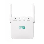 Amplificador Wi-Fi 2.4G 300M Repetidor Wi-Fi de longo alcance Amplificador de sinal sem fios, ficha US branco, ficha EU branco, ficha UK branco, ficha US preto, ficha EU preto, ficha UK preto