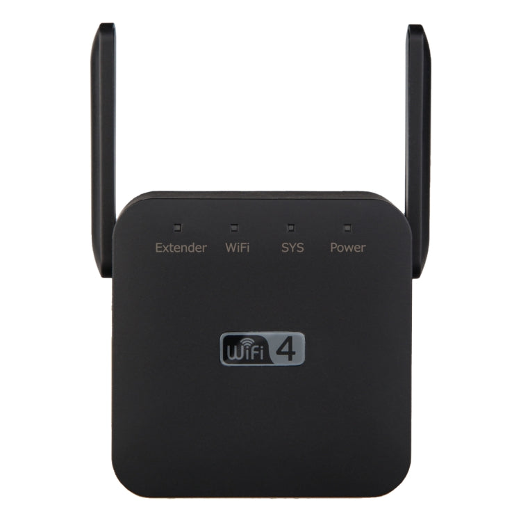 Amplificador Wi-Fi 2.4G 300M Repetidor Wi-Fi de longo alcance Amplificador de sinal sem fios, ficha US branco, ficha EU branco, ficha UK branco, ficha US preto, ficha EU preto, ficha UK preto