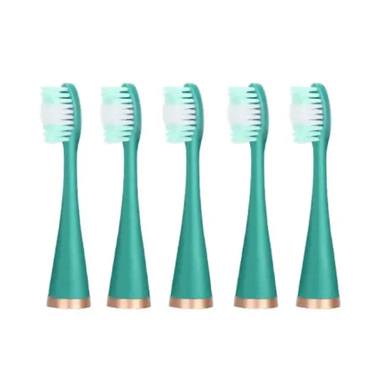 Cabeças de Substituição para Escalador Dentário Elétrico, Branco Básico, Branco Exclusivo, Preto Básico, Preto Exclusivo, Verde Básico, Verde Exclusivo, 5 Cabeças de Escova Brancas, 5 Cabeças de Escova Pretas, 5 Cabeças de Escova Verdes