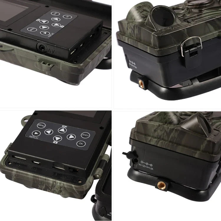 HC-801Pro Câmara de Caça ao Ar Livre 4K 4G com Controlo Remoto por APP para Visualizar Fotos e Vídeos a Qualquer Momento, Plugue UE, Plugue EUA, Plugue AU