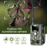 HC-801Pro Câmara de Caça ao Ar Livre 4K 4G com Controlo Remoto por APP para Visualizar Fotos e Vídeos a Qualquer Momento, Plugue UE, Plugue EUA, Plugue AU