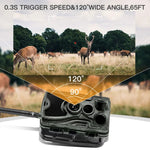 HC-801Pro Câmara de Caça ao Ar Livre 4K 4G com Controlo Remoto por APP para Visualizar Fotos e Vídeos a Qualquer Momento, Plugue UE, Plugue EUA, Plugue AU
